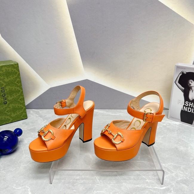 Gucci Womens platform sandal with Horsebit 93256-5