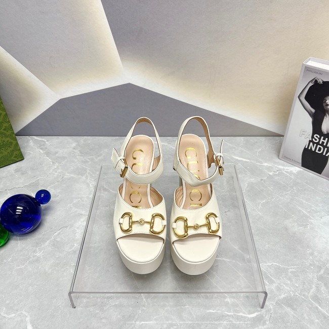 Gucci Womens platform sandal with Horsebit 93256-6