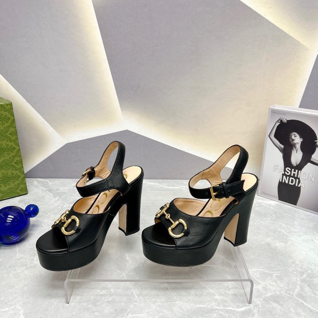 Gucci Womens platform sandal with Horsebit 93256-7