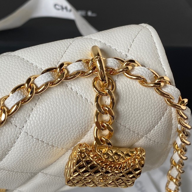 CHANEL WALLET ON CHAIN AP3318 white