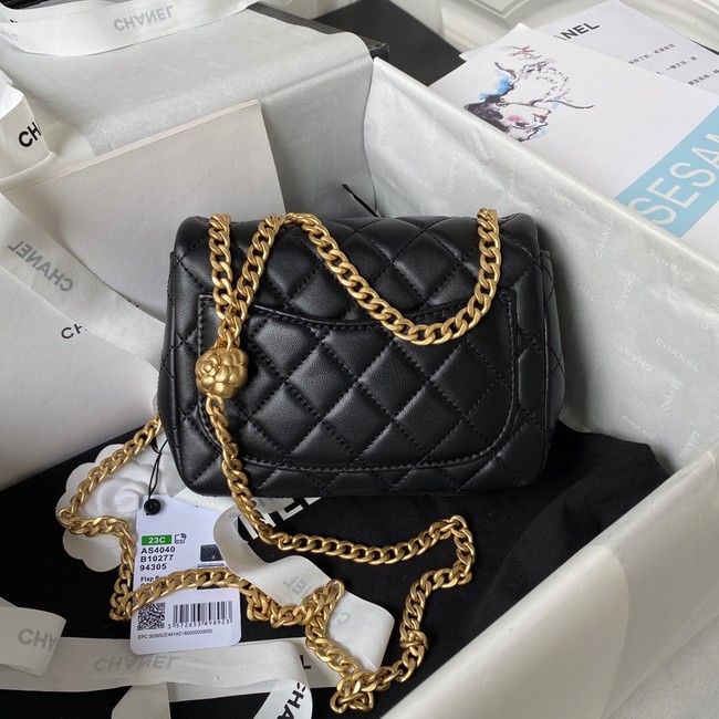 Chanel MINI FLAP BAG AS4040 black