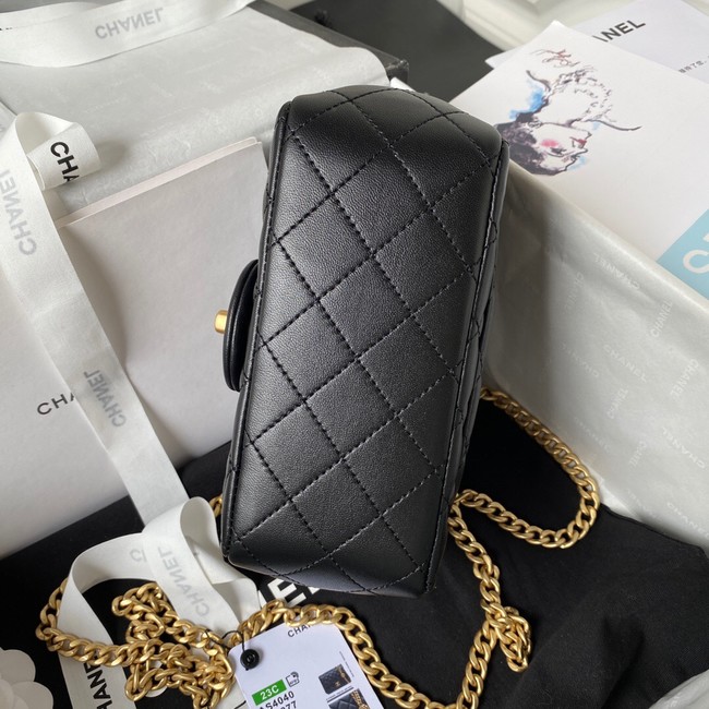 Chanel MINI FLAP BAG AS4040 black