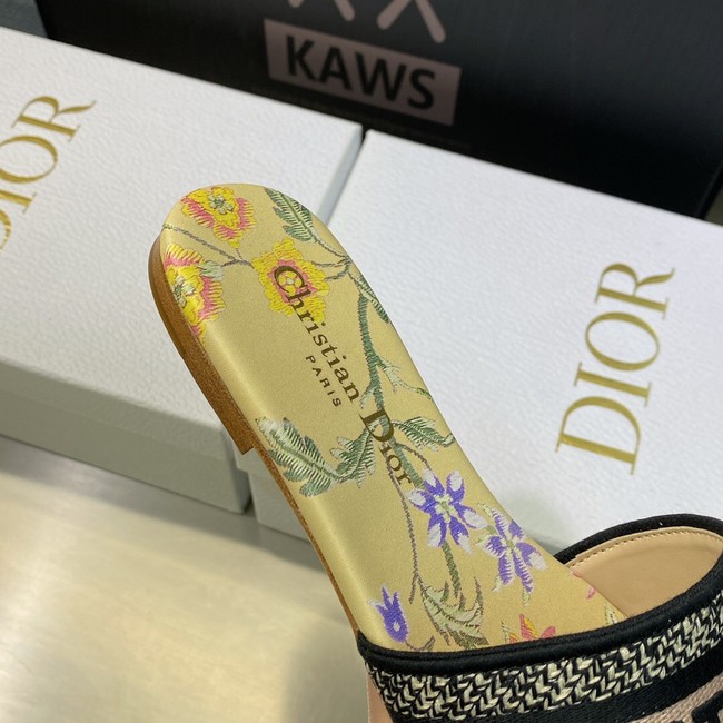 Dior DWAY SLIDE Embroidered Cotton 93279-9