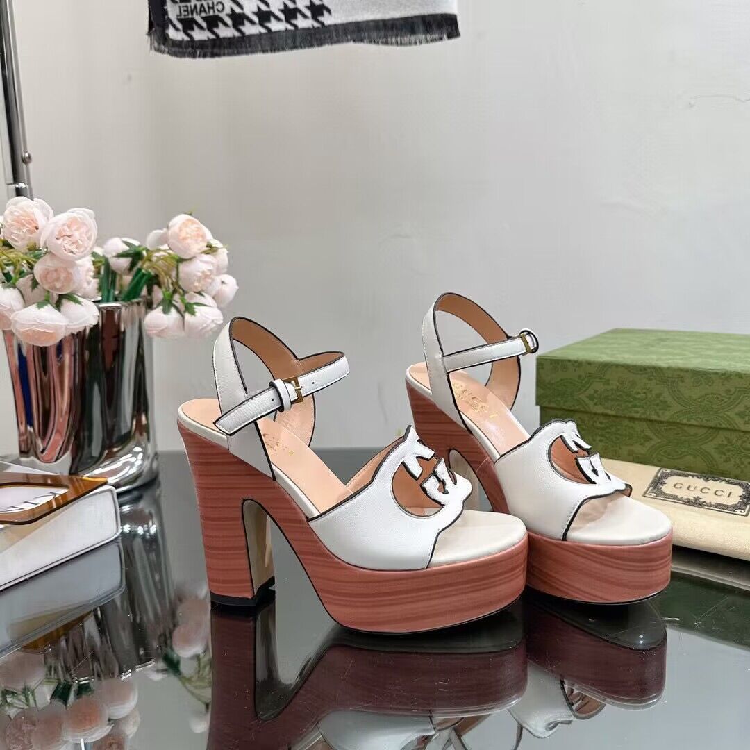 Gucci Womens sandal heel height 12CM platform 3.5CM G503210