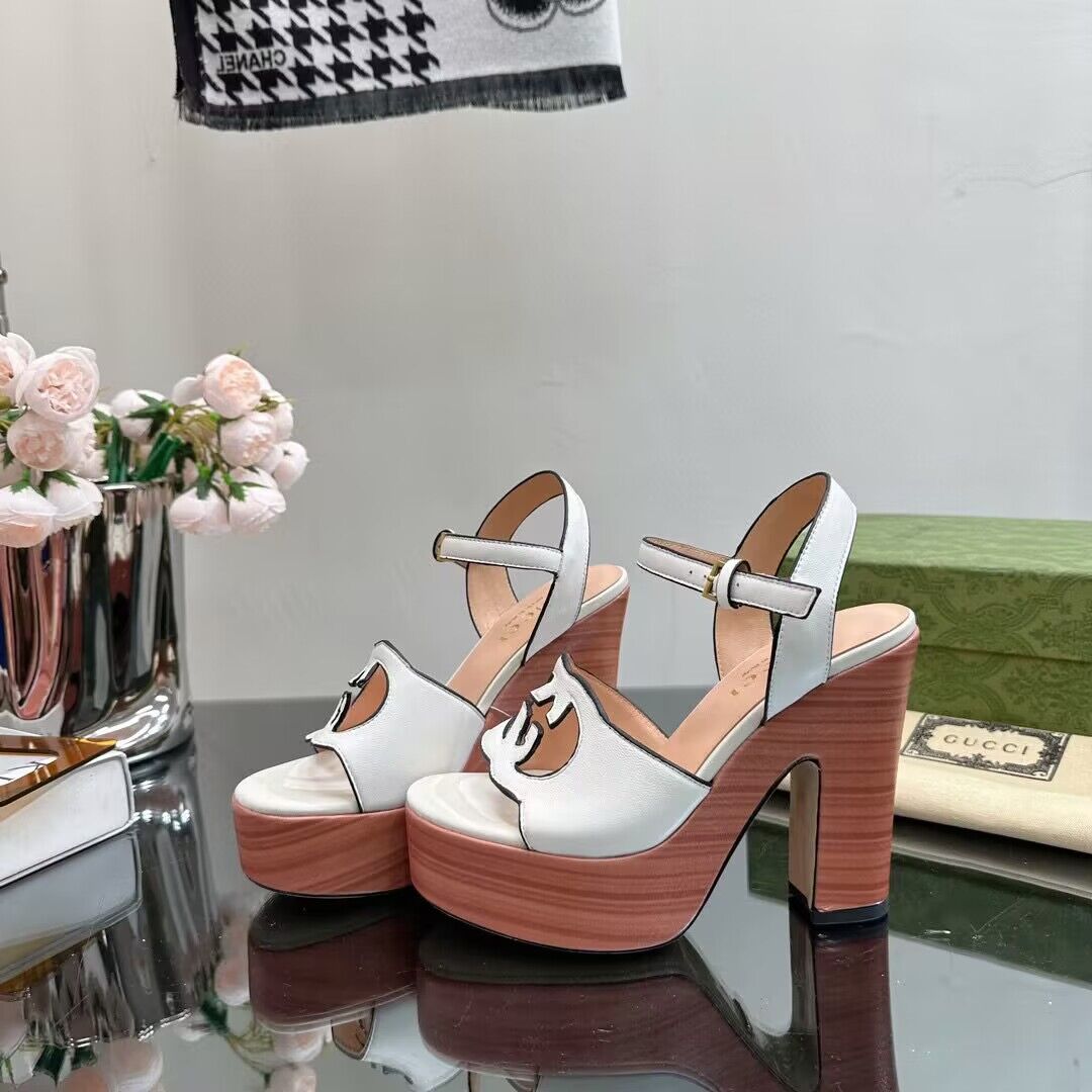 Gucci Womens sandal heel height 12CM platform 3.5CM G503210