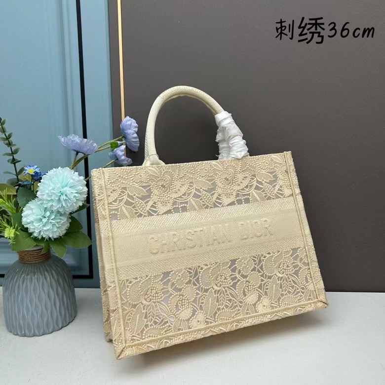 MEDIUM DIOR BOOK TOTE Effect M1296ZSEL Natural