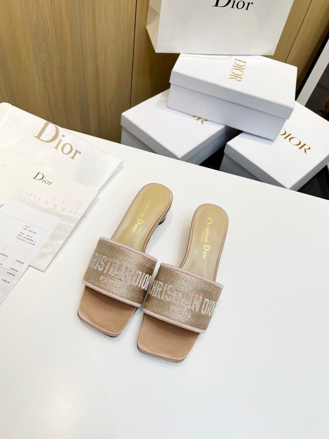 Dior DWAY SLIDE Embroidered Cotton 93320-5