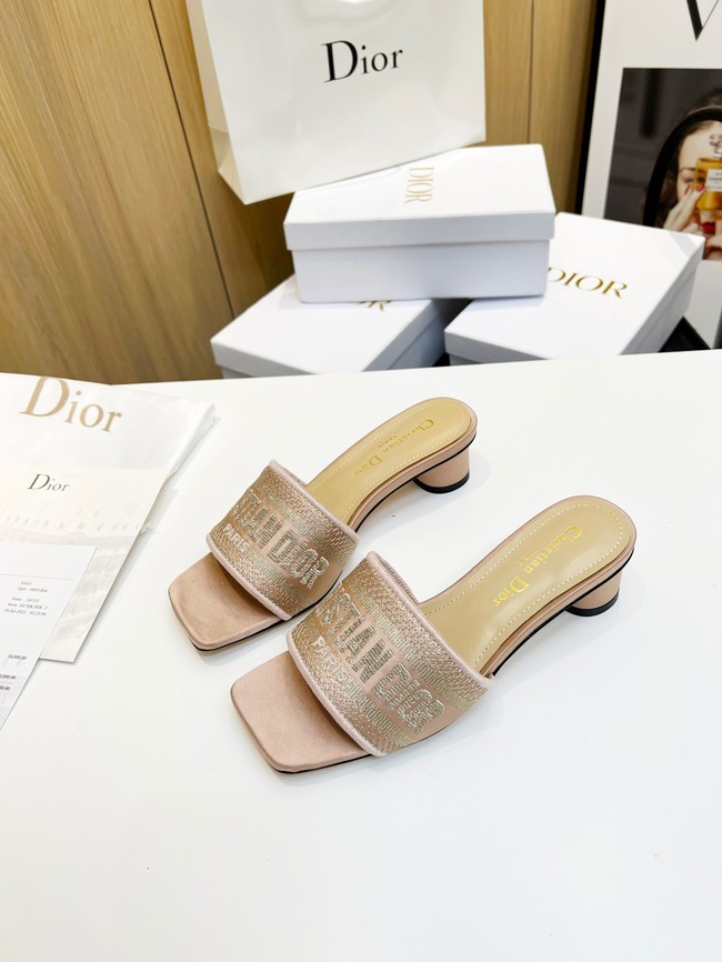 Dior DWAY SLIDE Embroidered Cotton 93320-5