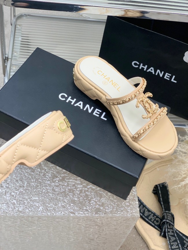 Chanel slippers heel height 3CM 93322-3