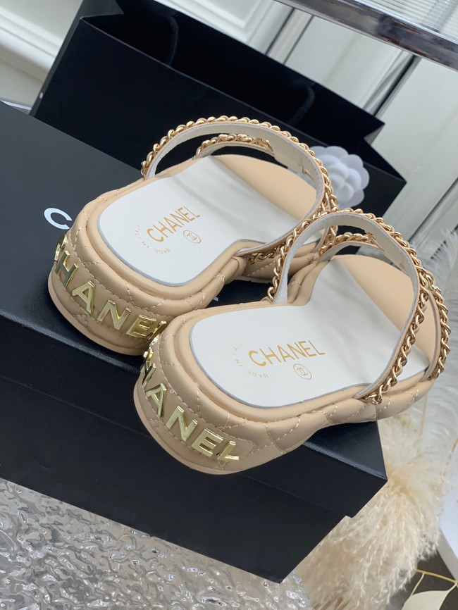 Chanel slippers heel height 3CM 93322-3