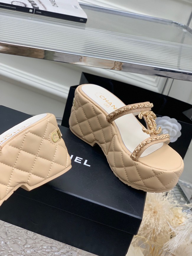 Chanel slippers heel height 7.5CM 93323-1