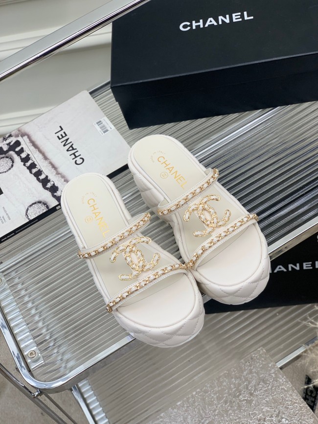 Chanel slippers heel height 7.5CM 93323-2