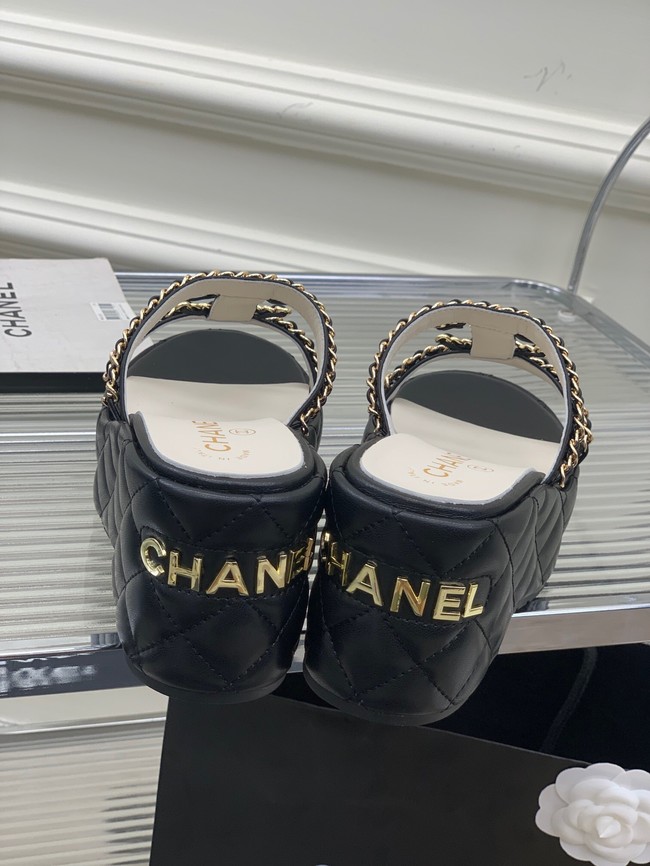 Chanel slippers heel height 7.5CM 93323-3