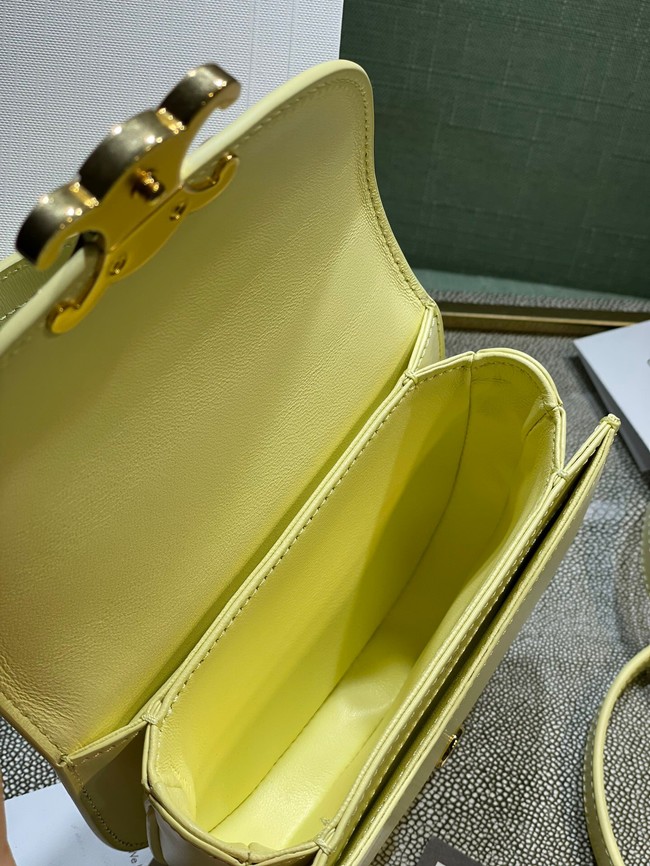 Celine TEEN BESACE TRIOMPHE IN SHINY CALFSKIN 110412 yellow