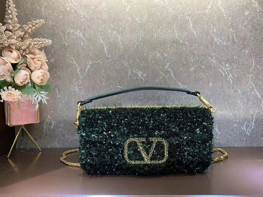 VALENTINO LOCO Imitation crystal handbag 0K30-4
