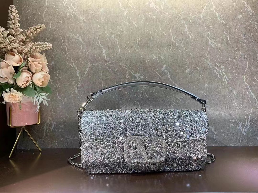 VALENTINO LOCO Imitation crystal handbag 0K30-7