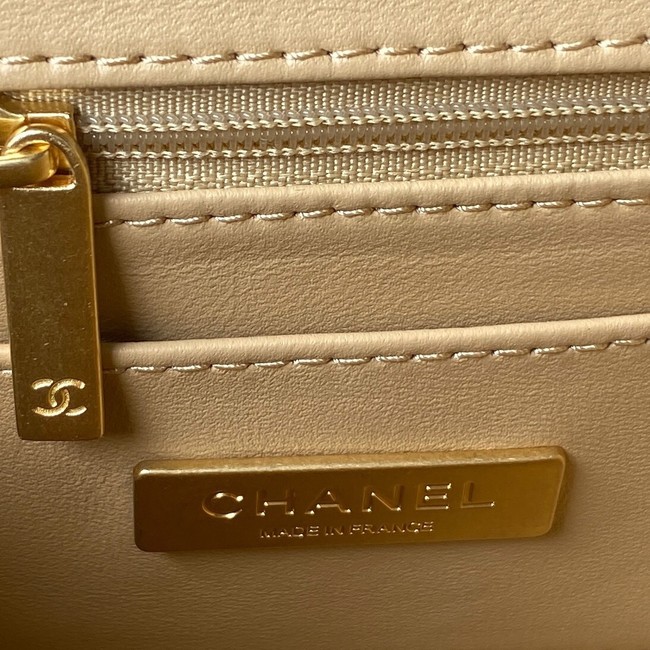 CHANEL SMALL VANITY CASE AS3973 apricot