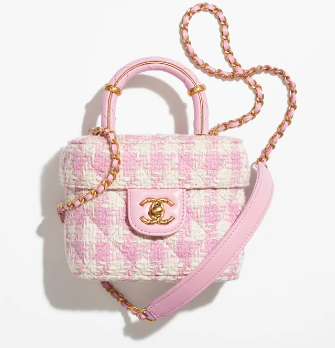 CHANEL SMALL VANITY CASE AS3973 pink