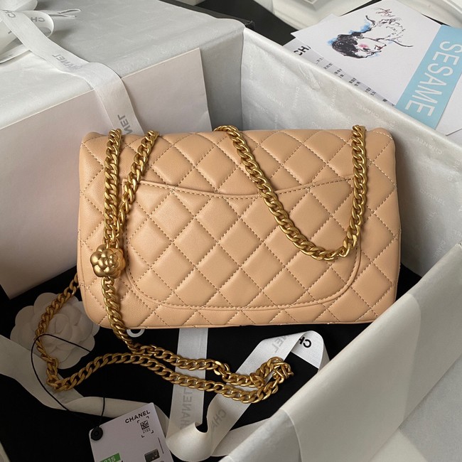 Chanel SMALL FLAP BAG AS4064 apricot