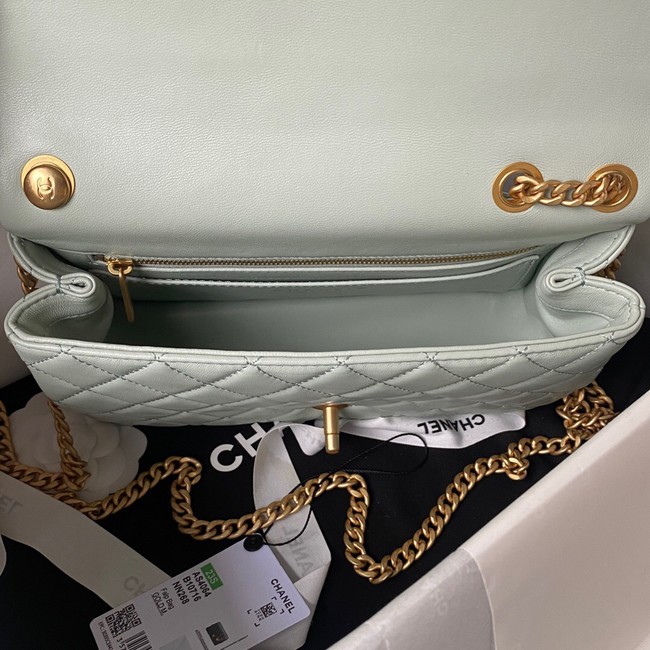 Chanel SMALL FLAP BAG AS4064 light blue