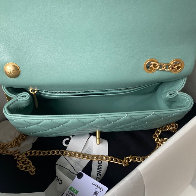 Chanel SMALL FLAP BAG AS4064 sky blue