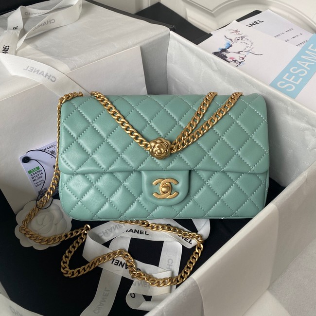 Chanel SMALL FLAP BAG AS4064 sky blue