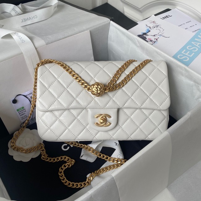 Chanel SMALL FLAP BAG AS4064 white