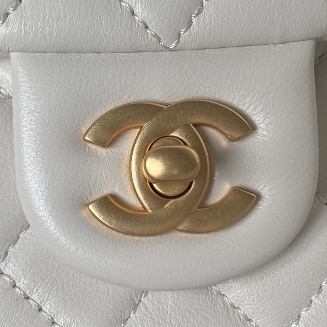 Chanel SMALL FLAP BAG AS4064 white