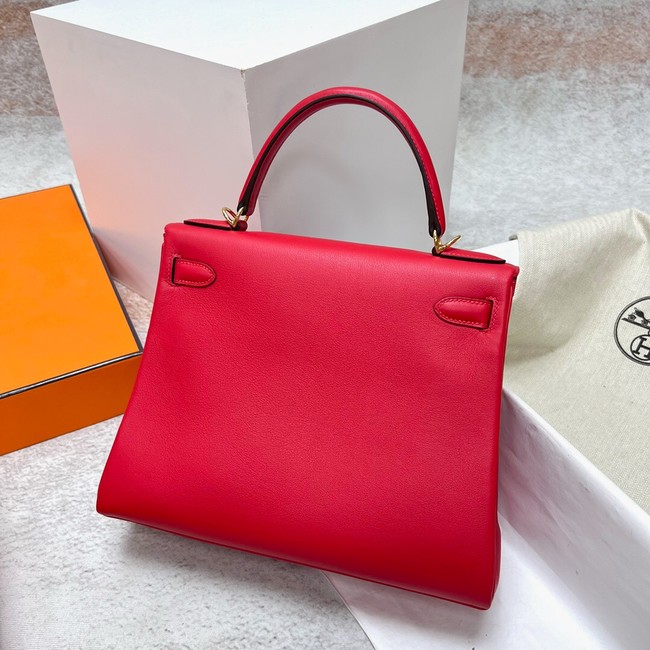 Hermes BOX Leather KL28 red