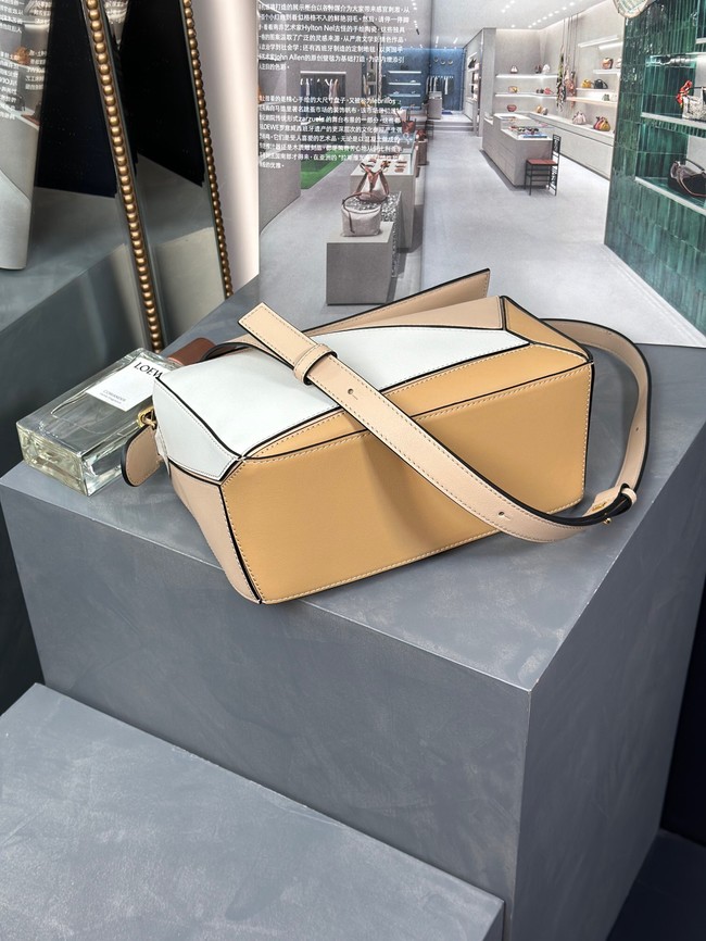Loewe Puzzle Bag Original Leather 61842 brown&Apricot