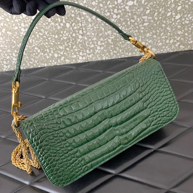 VALENTINO GARAVANI Loco Calf leather bag 2A0K30 green