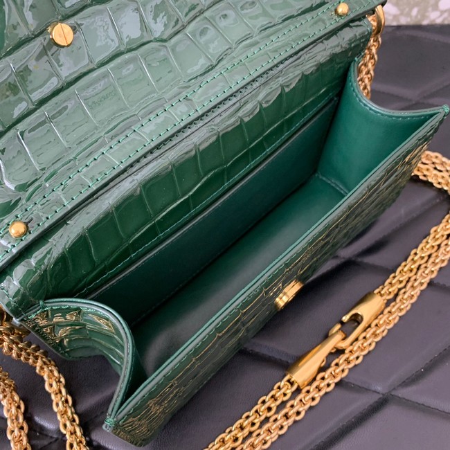 VALENTINO GARAVANI Loco Calf leather bag WA0K53 green