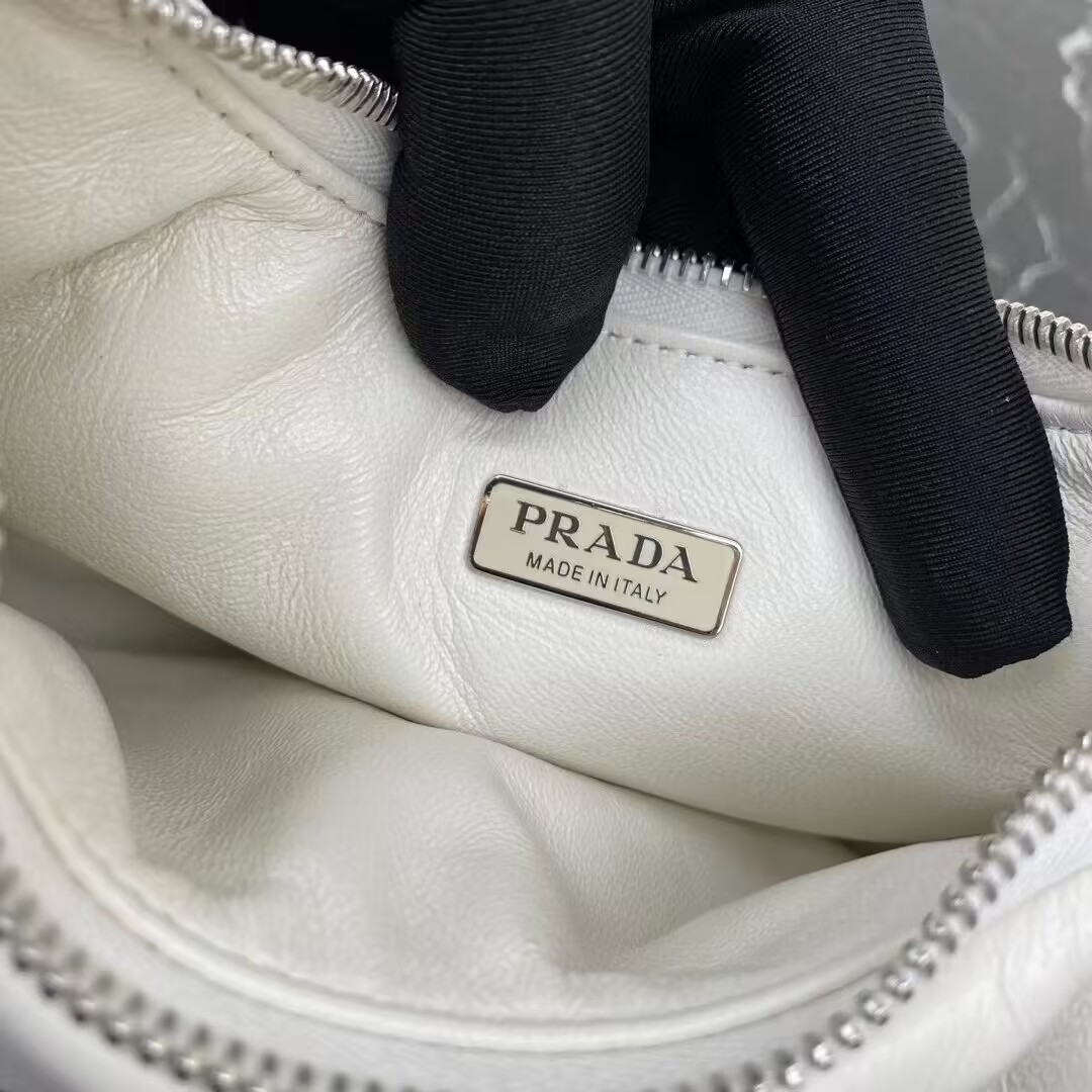 Prada Soft padded nappa leather mini-bag 1BA384 green