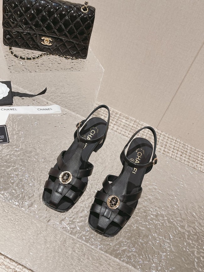 Chanel sandal heel height 5.5CM 93350-1