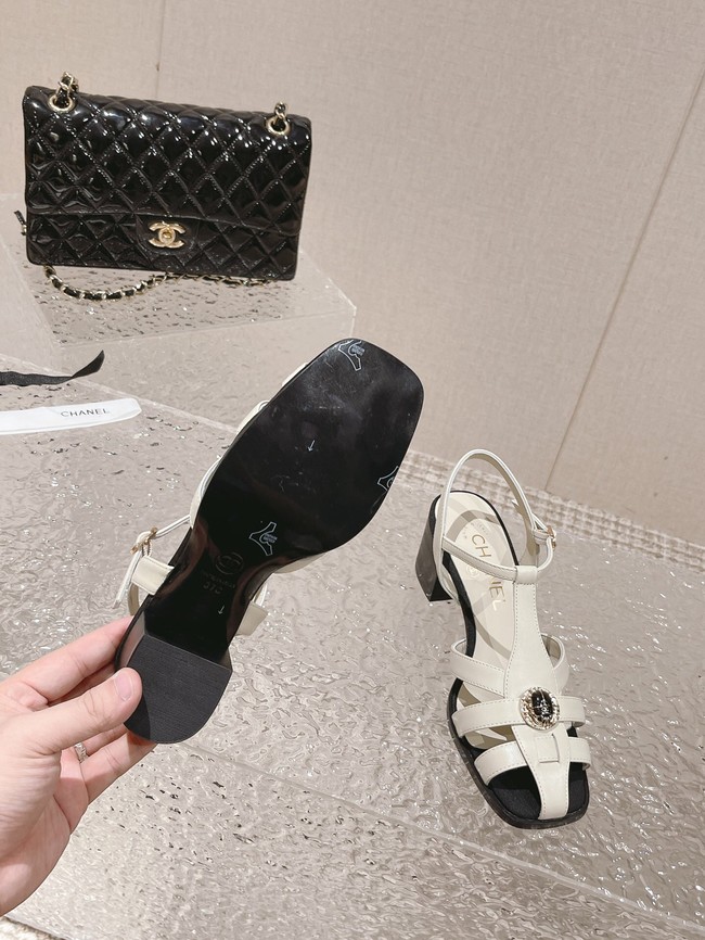 Chanel sandal heel height 5.5CM 93350-3