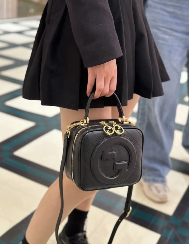 Gucci Blondie top handle bag 744434 BLACK