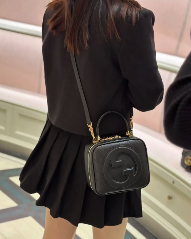 Gucci Blondie top handle bag 744434 BLACK