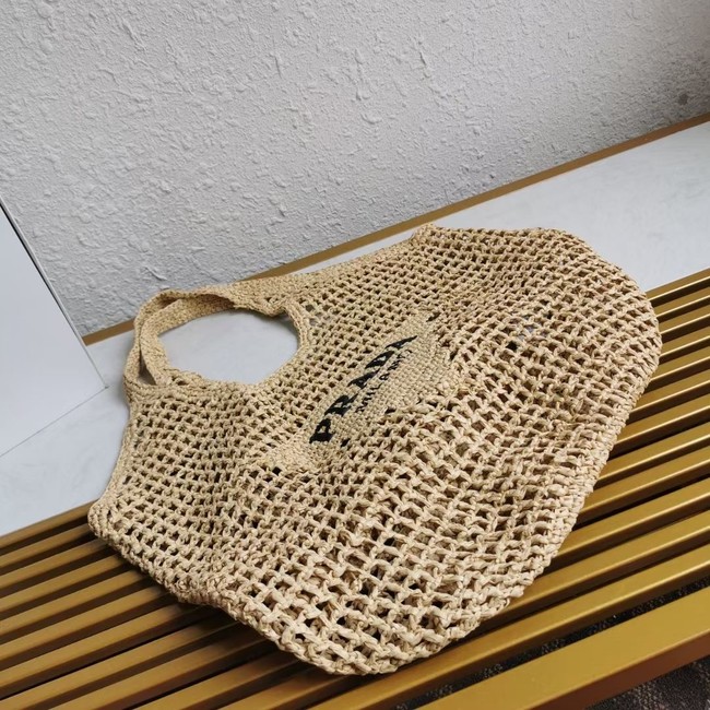 Prada Crochet tote bag 1BG424 apricot