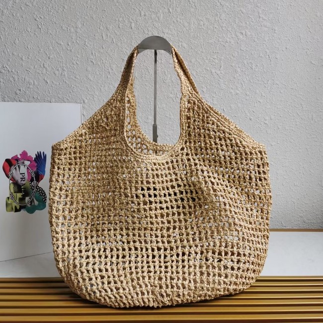 Prada Crochet tote bag 1BG424 apricot