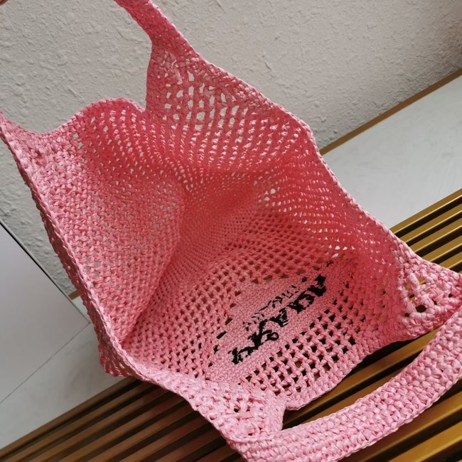 Prada Crochet tote bag 1BG424 pink