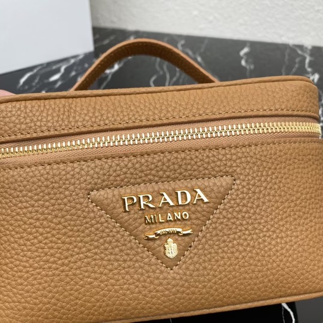 Prada Leather mini-bag 1BH202 Caramel