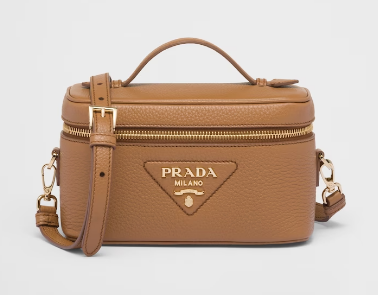 Prada Leather mini-bag 1BH202 Caramel