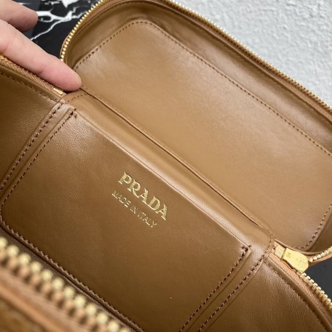 Prada Leather mini-bag 1BH202 Caramel