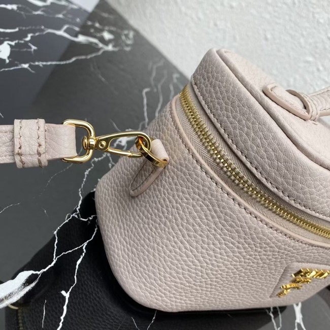 Prada Leather mini-bag 1BH202 Sand Beige