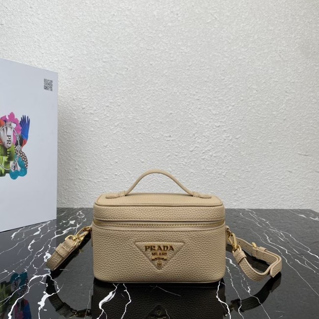 Prada Leather mini-bag 1BH202 apricot