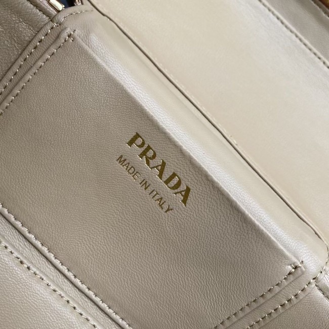 Prada Leather mini-bag 1BH202 apricot