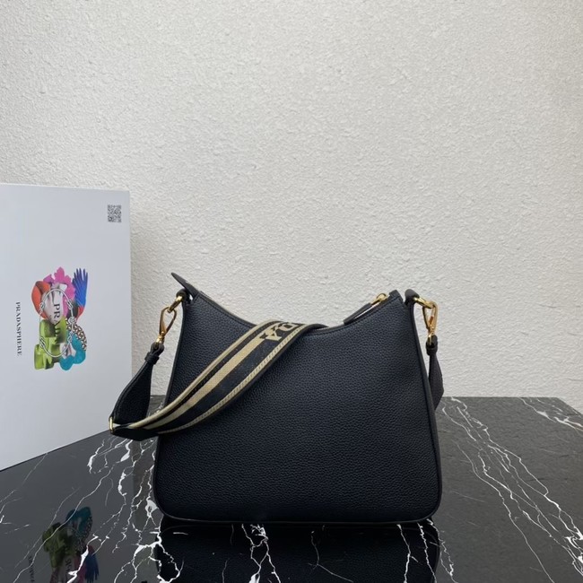 Prada Leather shoulder bag 1BC178 black