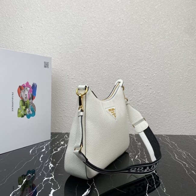 Prada Leather shoulder bag 1BC178 white