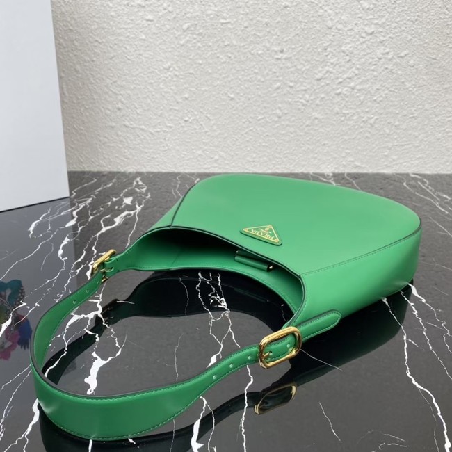 Prada Leather shoulder bag 1BC179 green