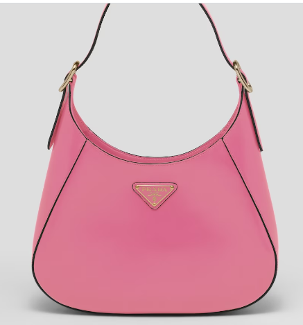 Prada Leather shoulder bag 1BC179 pink